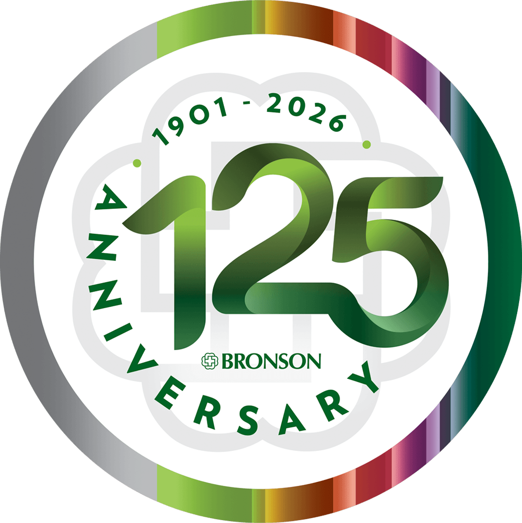 Bronson Health 125th Anniversary Seal